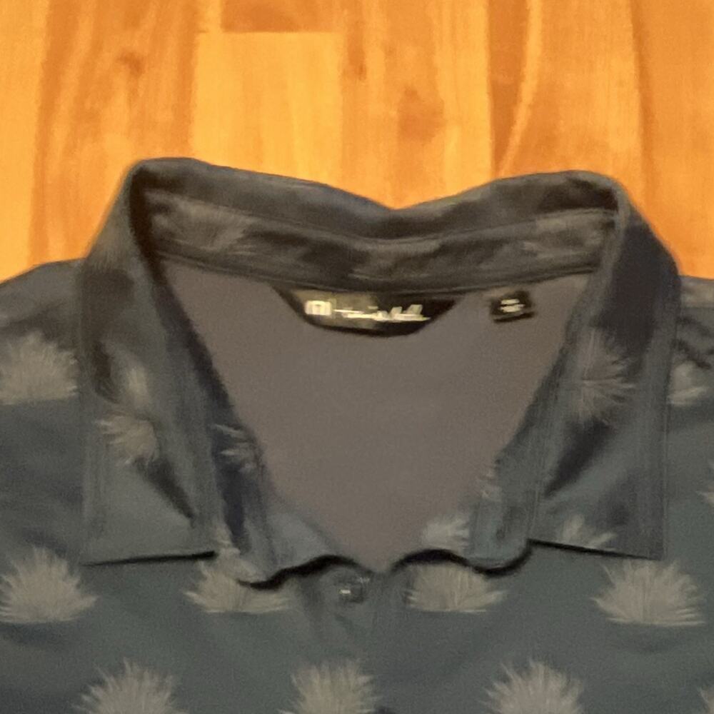 TravisMathew Men's Golf Polo Shirt Blue 2XL “At The Buffet”Graphic Print Logo SS - Picture 6 of 16